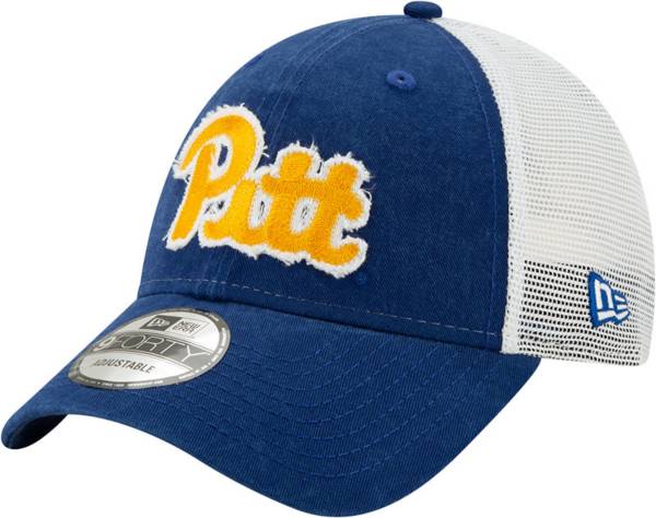 New Era Men's Pitt Panthers Blue 9Forty Trucker Adjustable Hat
