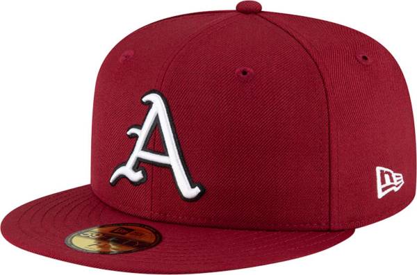 New Era Men's Arkansas Razorbacks Cardinal 59Fifty Fitted Hat