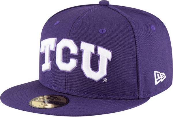 New Era Men's TCU Horned Frogs Purple 59Fifty Fitted Hat