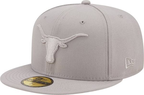 New Era Men's Texas Longhorns Grey Tonal 59Fifty Fitted Hat