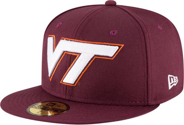 New Era Men's Virginia Tech Hokies Maroon 59Fifty Fitted Hat