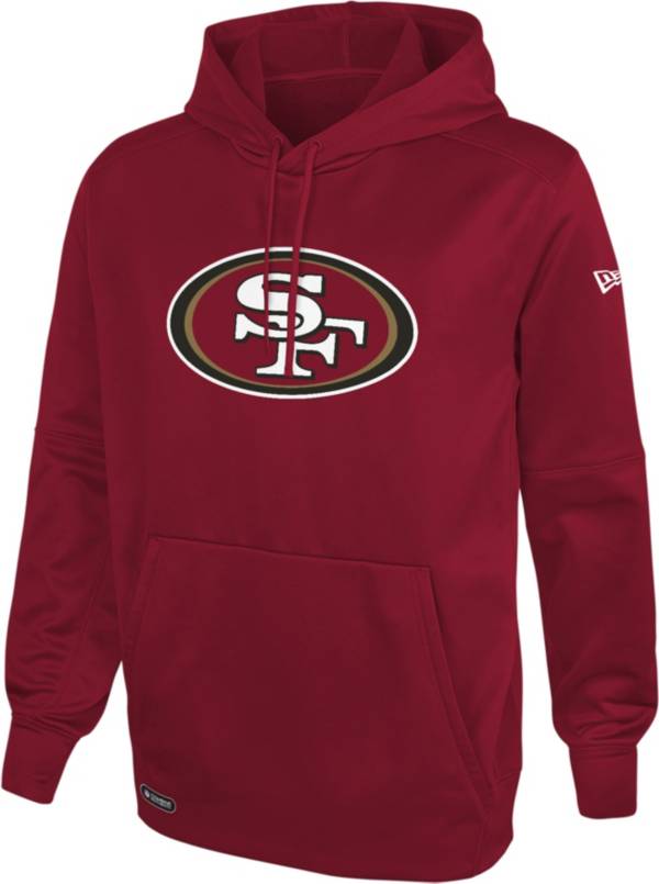 New Era Men's San Francisco 49ers Red Combine Pullover Logo Hoodie product image