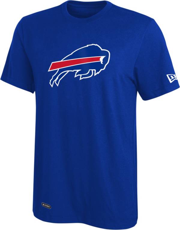 New Era Men's Buffalo Bills Combine Authentic Logo Royal Polyester T-Shirt