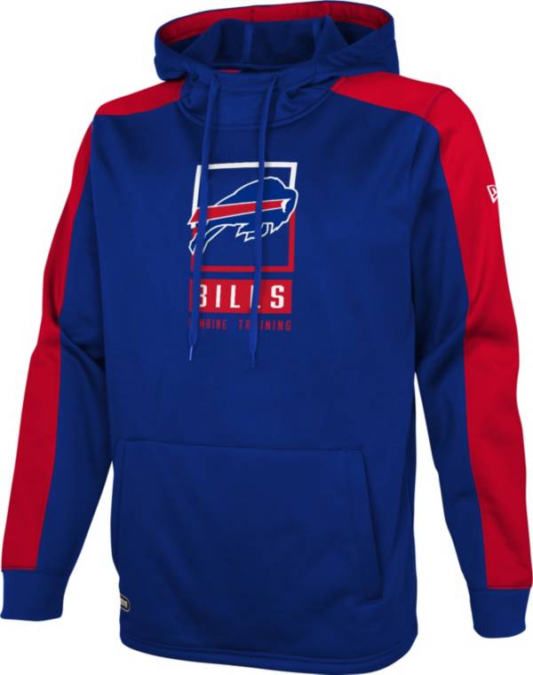 New Era Men's Buffalo Bills Royal Combine Rise Pullover Hoodie