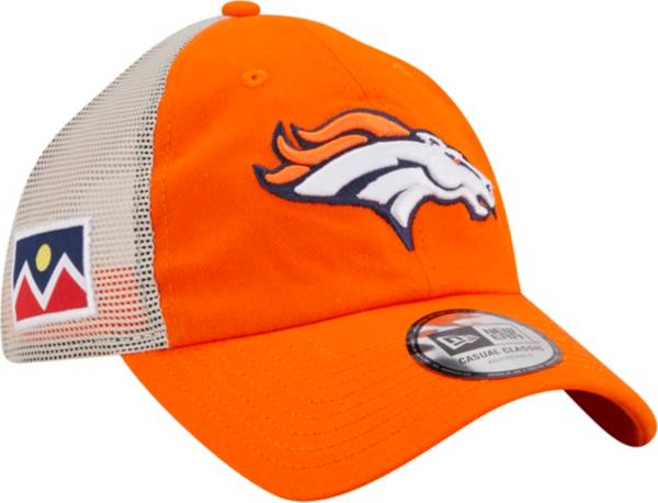 New Era Men's Denver Broncos Flag 9Twenty Orange Trucker Hat