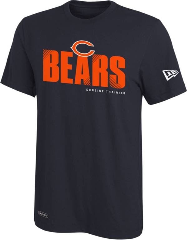 New Era Men's Chicago Bears Combine Hash Navy T-Shirt