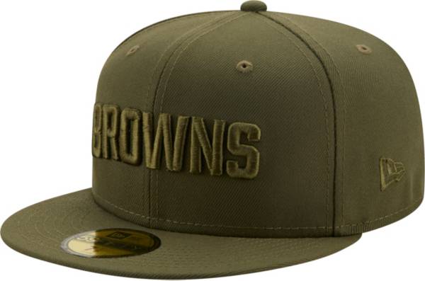 New Era Men's Cleveland Browns Color Pack 59Fifty Olive Fitted Hat