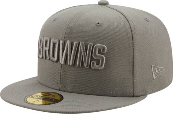 New Era Men's Cleveland Browns Color Pack 59Fifty Grey Fitted Hat