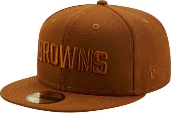 New Era Men's Cleveland Browns Color Pack 59Fifty Peanut Fitted Hat