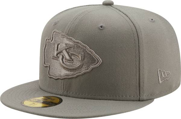 New Era Men's Kansas City Chiefs Color Pack 59Fifty Grey Fitted Hat