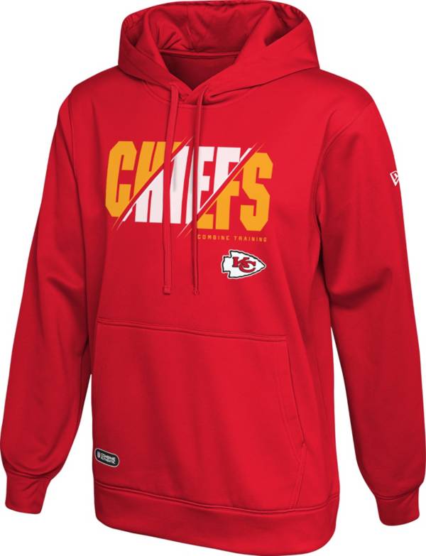 New Era Men's Kansas City Chiefs Combine Release Red Hoodie