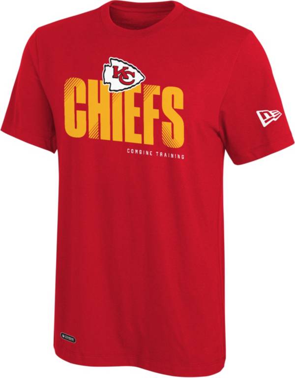 New Era Men's Kansas City Chiefs Combine Hash Red T-Shirt