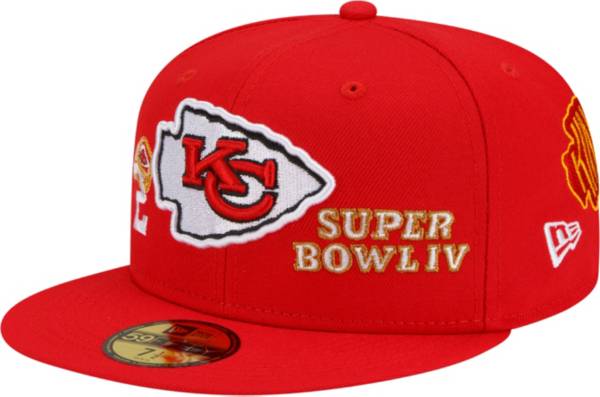 New Era Men's Kansas City Chiefs Count Rings 59Fifty Red Fitted Hat