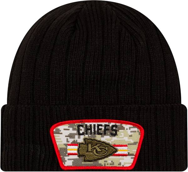 New Era Men's Kansas City Chiefs Salute to Service Black Knit