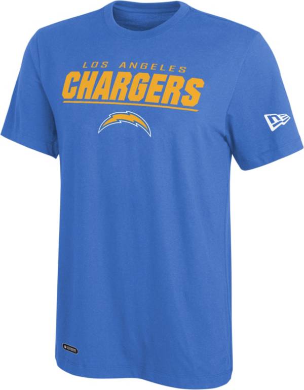 New Era Men's Los Angeles Chargers Italy Blue Combine T-Shirt