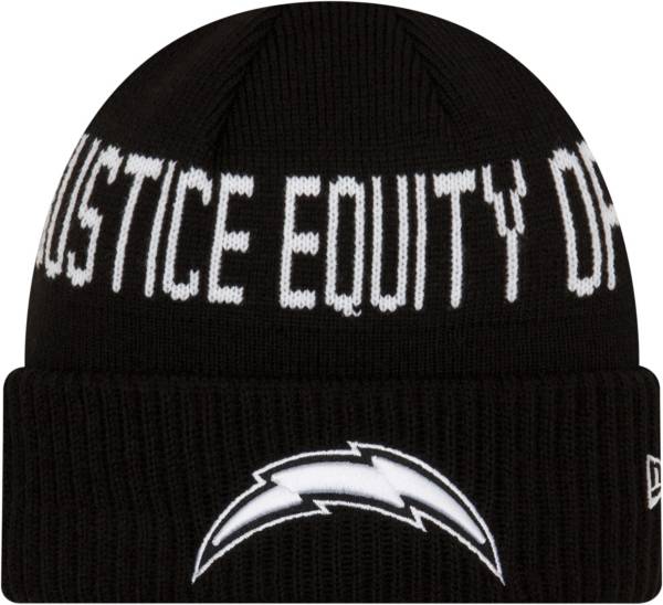 New Era Men's Los Angeles Chargers Social Justice Black Knit product image