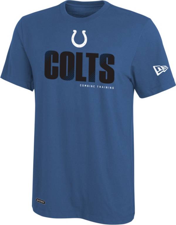 New Era Men's Indianapolis Colts Combine Hash Blue T-Shirt product image