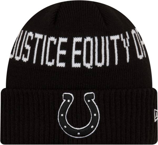 New Era Men's Indianapolis Colts Social Justice Black Knit product image
