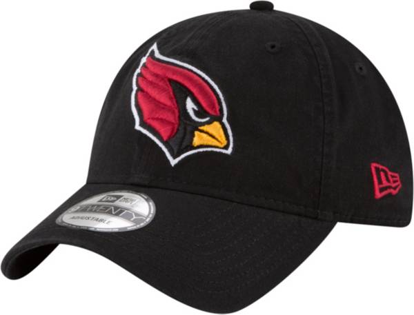 New Era Men's Arizona Cardinals Core Classic Black Adjustable Hat