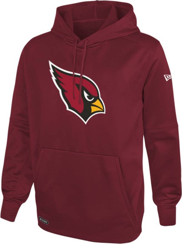 New Era Men's Arizona Cardinals Red Combine Pullover Logo Hoodie