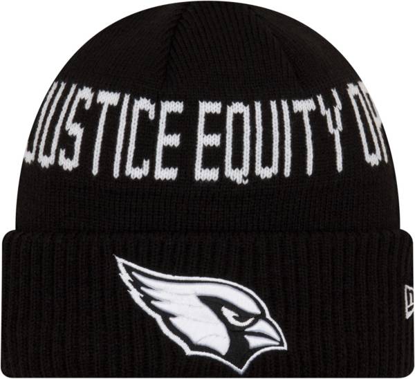 New Era Men's Arizona Cardinals Social Justice Black Knit