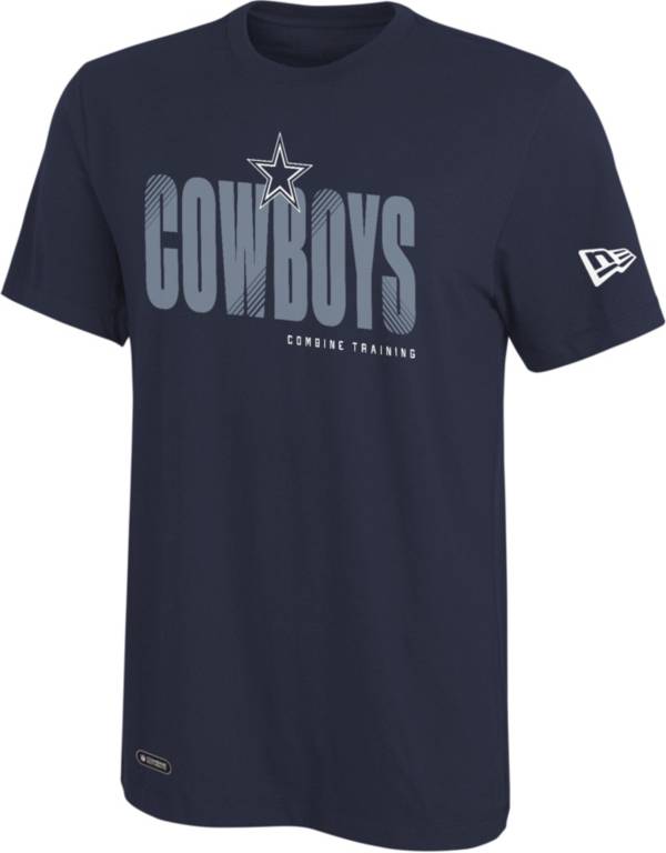 New Era Men's Dallas Cowboys Combine Authentic Hash Navy T-Shirt