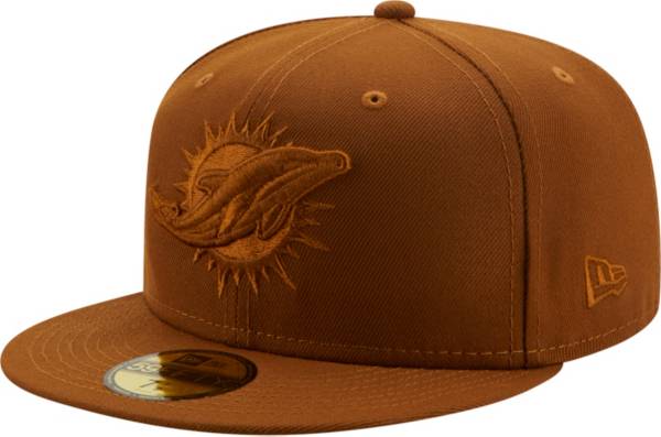 New Era Men's Miami Dolphins Color Pack 59Fifty Peanut Fitted Hat product image