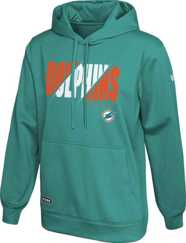 New Era Men's Miami Dolphins Combine Release Aqua Hoodie