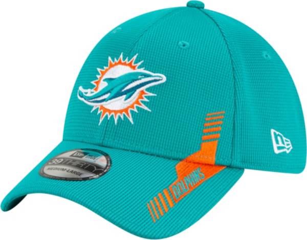 New Era Men's Miami Dolphins Aqua Sideline 2021 Home 39Thirty Stretch Fit Hat product image