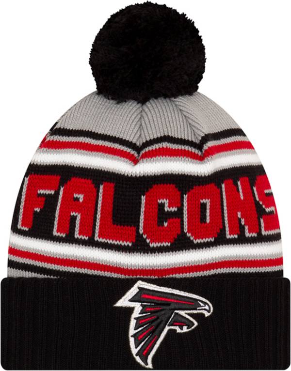 New Era Men's Atlanta Falcons Black Cuffed Cheer Knit Beanie