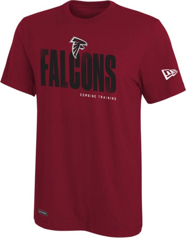 New Era Men's Atlanta Falcons Combine Hash Red T-Shirt