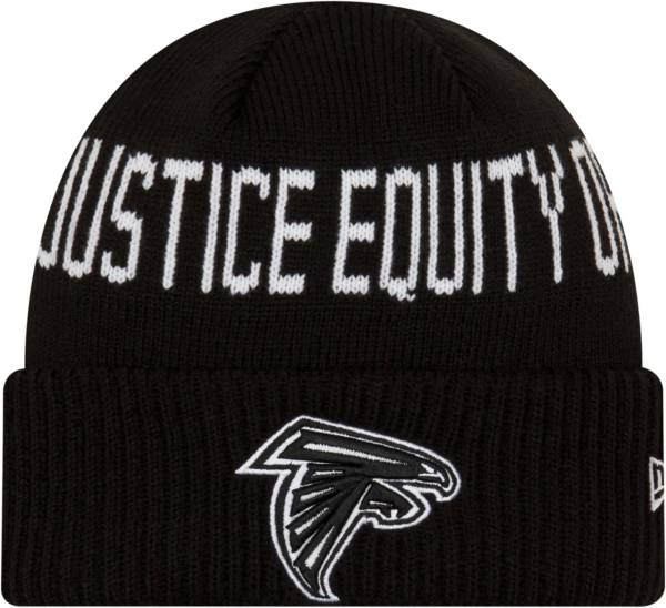 New Era Men's Atlanta Falcons Social Justice Black Knit