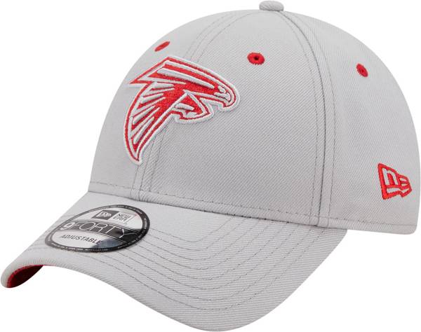 New Era Men's Atlanta Falcons Outline 9Forty Grey Adjustable Hat