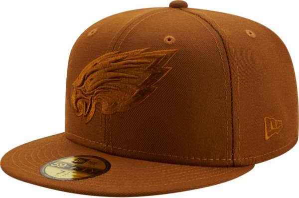 New Era Men's Philadelphia Eagles Color Pack 59Fifty Peanut Fitted Hat