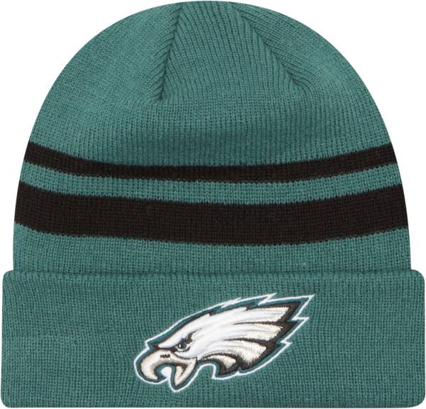 New Era Men's Philadelphia Eagles Green Cuffed Knit