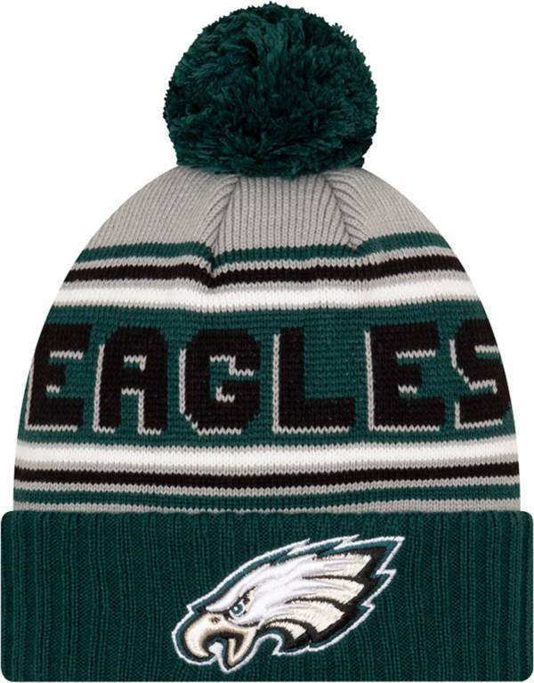 New Era Men's Philadelphia Eagles Green Cuffed Cheer Knit Beanie