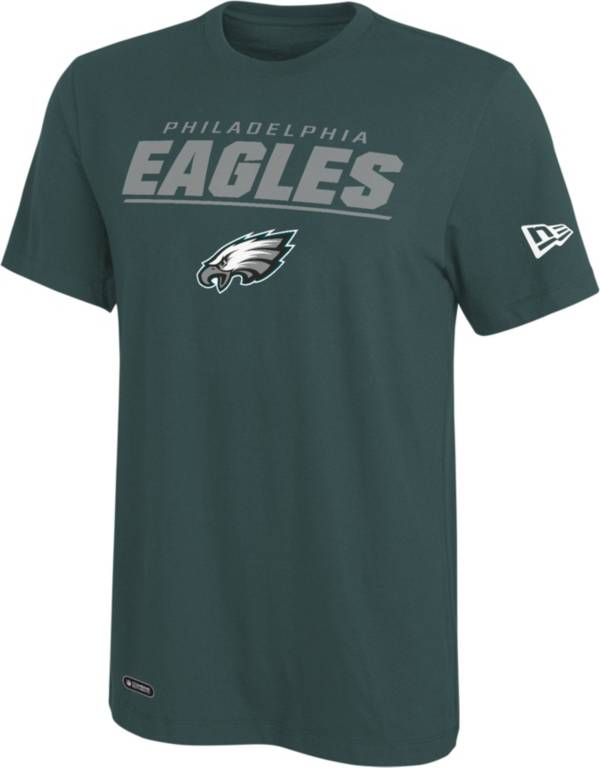 New Era Men's Philadelphia Eagles Sport Teal Combine T-Shirt