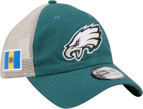 New Era Men's Philadelphia Eagles Flag 9Twenty Green Trucker Hat