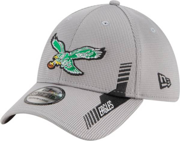 New Era Men's Philadelphia Eagles Sideline 2021 Home 39Thirty Grey Stretch Fit Hat