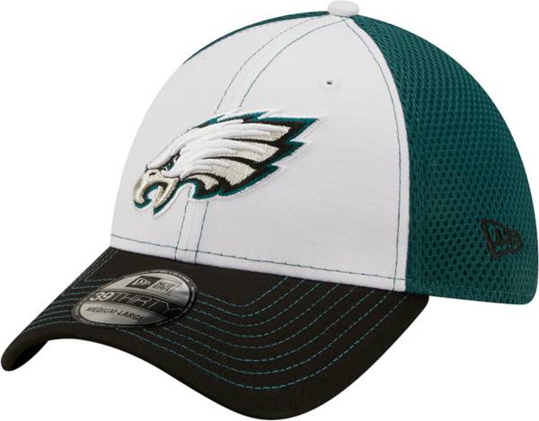 New Era Men's Philadelphia Eagles Team Neo 39Thirty White Stretch Fit Hat