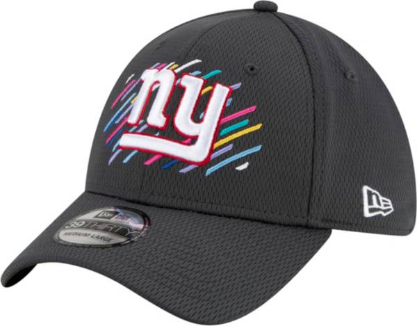 New Era Men's New York Giants Crucial Catch 39Thirty Grey Stretch Fit Hat