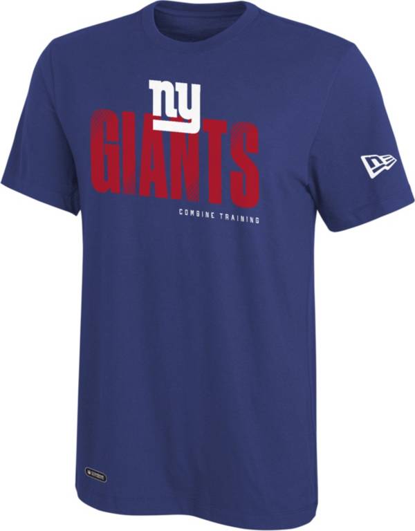 New Era Men's New York Giants Combine Hash Royal T-Shirt