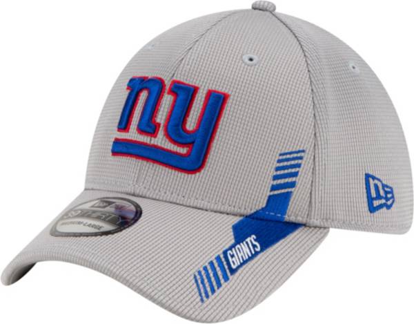 New Era Men's New York Giants Sideline 2021 Home 39Thirty Grey Stretch Fit Hat