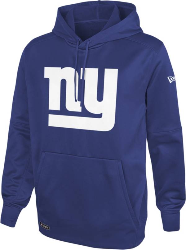 New Era Men's New York Giants Royal Combine Pullover Logo Hoodie