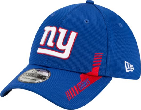 New Era Men's New York Giants Blue Sideline 2021 Home 39Thirty Stretch Fit Hat