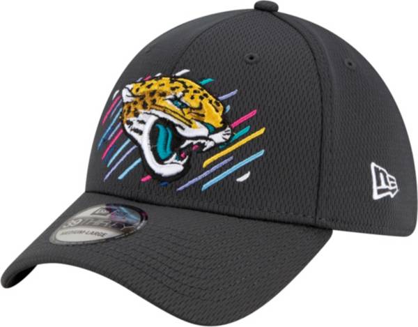 New Era Men's Jacksonville Jaguars Crucial Catch 39Thirty Grey Stretch Fit Hat