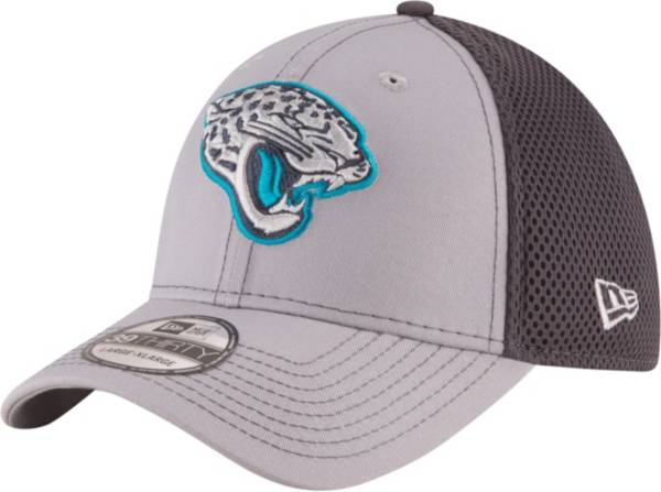 New Era Men's Jacksonville Jaguars Grayed Out Neo 39Thirty Stretch Fit Hat