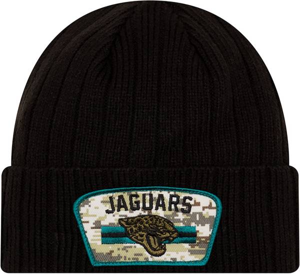 New Era Men's Jacksonville Jaguars Salute to Service Black Knit