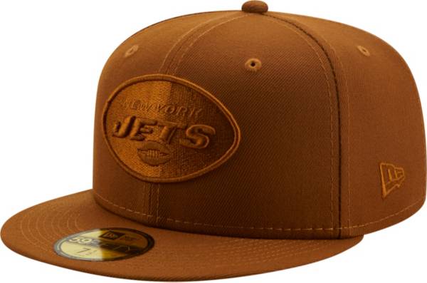 New Era Men's New York Jets Color Pack 59Fifty Peanut Fitted Hat