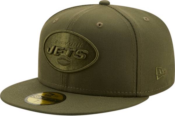 New Era Men's New York Jets Color Pack 59Fifty Olive Fitted Hat